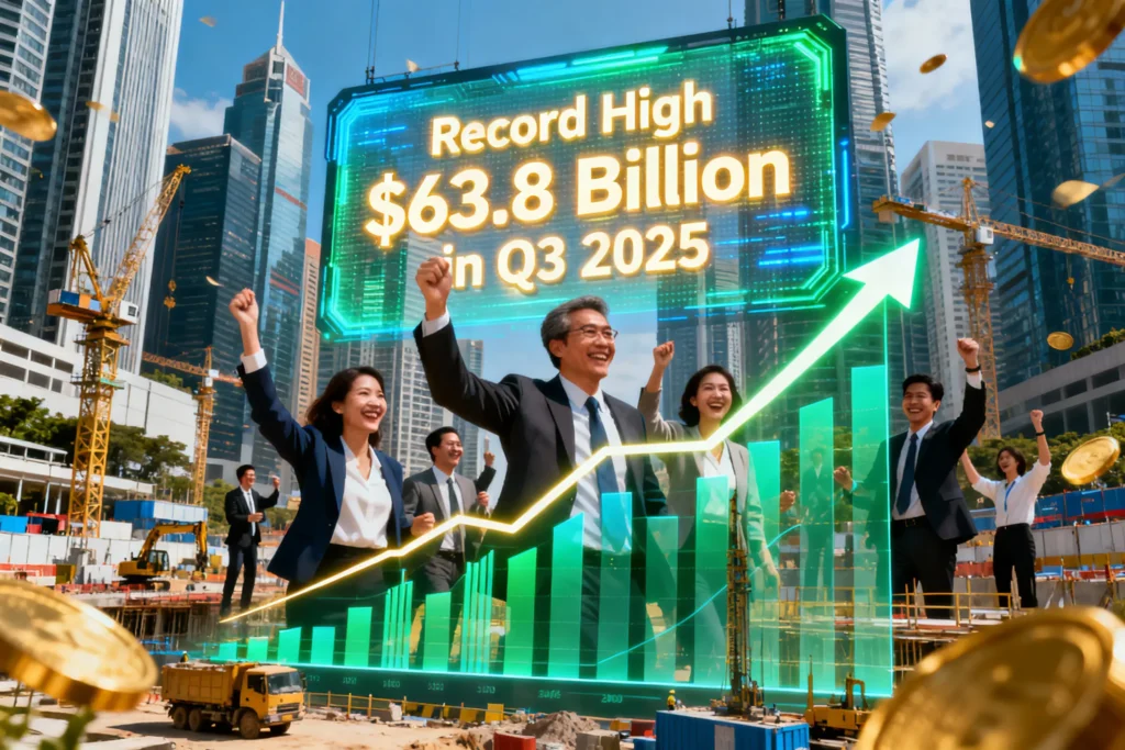 Asia-Pacific Property Market Hits All-Time Quarterly High of $63.8 Billion in Q3 2025