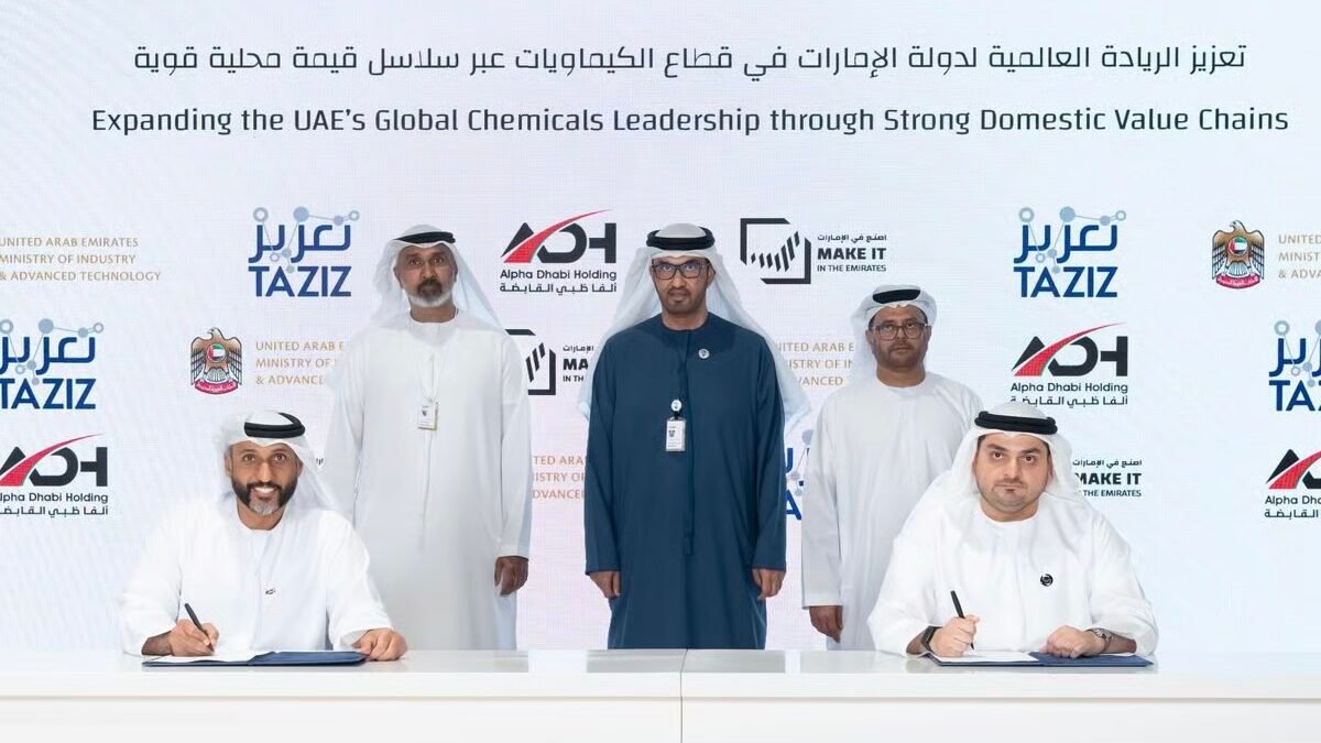 Ta’ziz and Alpha Dhabi sign $10 billion chemicals investment deal